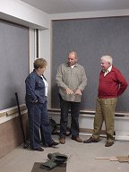 De hal van de expositieruimte onder het kuiperijmuseum.